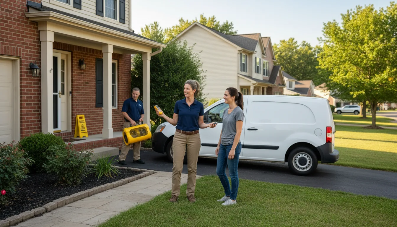 Water restoration image for Water Damage & Restoration Services in Ridgeway, VA